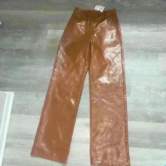COTTON ON
Women's Arlow Straight Vegan Leather Pants NWT  size 2 - Picture 2 of 9